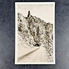 VINTAGE 1940'S REAL PHOTO POST CARD CHELAN HWY TUNNEL CHELAN, WA RPPC POSTCARD picture