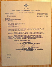 KLM Royal Dutch Airlines - 1948 Rio de Janeiro vintage business letter picture