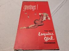 Vintage Esquire Girl 1957 Yearbook Calendar (10 x 36 inch) Complete - Greetings picture