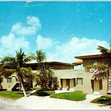 Jumbo c1960s Miami Beach, FL Edgewater Manor Advertising Postcard Oversized 1U picture
