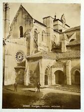 SPAIN BURGOS Abbey of the Strikes and Sarcophagus Two Photos Vintage c1890Â  picture