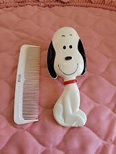 Vintage Avon Peanuts Snoopy Children's Hair Brush White United Feature And Comb picture