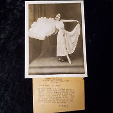 Original Irene Castle 1923 Photo Ragtime Dancer Fashion picture