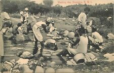 Postcard C-1910 Dominica BW1 Caribbean Washing day 23-4532 picture