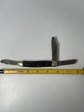 Vintage Kutmaster 3 Blade Stockman Pocket Knife - 3 7/8” Closed picture