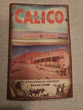 1959 Vintage Calico Ghost Town Souvenir Booklet Book California Silver Mines picture