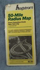 Hagstrom Map - 50-Mile Radius from Columbus Circle New York City 1985  picture
