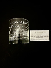 Liberty & Co Declaration of Independence Whiskey Glass NEW picture