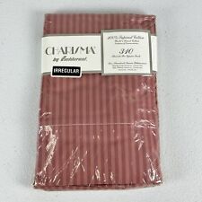Vintage Charisma By Fieldcrest Supima Cotton 310 Two Queen Pillowcases Dark Pink picture