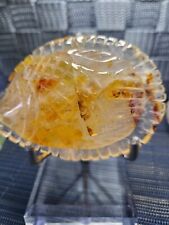 Stunning Red Fire Quartz/ Golden Healer Fish Crystal Carving 2050 picture