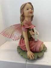 Cicely Mary Barker ~Retired~ Pink Flower Fairy # 97008 LARGE 15” Height picture
