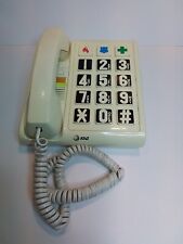 Vintage Big Button Phone Telephone AT&T PL3004P Landline Tested and Working. picture