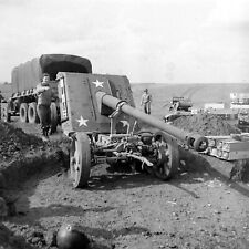 WW2 WWII Photo World War Two / US Army Tests German 88mm Guns France 1944 / 8459 picture