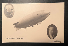 Mint Norway RPPC Aviation Norwegian Airship Norge Postcard picture