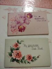 2 Vintage My Hallmark Date Book 1948 and 1952 picture