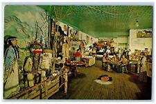 Wells Fargo Pony Express Interior Old Blair Street Silverton CO Vintage Postcard picture