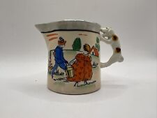 Vintage SUPER CUTE 1930's Japan Lusterware Child’s Cup Dog Handle Jack and Jill picture