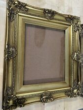 Picture Frame Baroque Rococo Gold Tone Wood Ornate 8x10 Art Gallery Wall picture