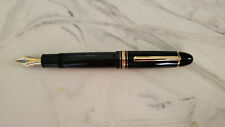 Montblanc Meisterstuck 4810 Black & Gold 18K Nib Fountain Pen 750 picture