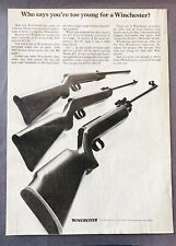 Winchester Western Guns Rifle Model 416 Pellet Gun BB 1969 VTG Print Ad picture