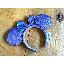 Authentic Disney Parks Minnie Ears - Purple Potion - sparkly sequin headband picture
