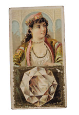 Kinney Bros 1889 Victorian Cigarette Tobacco Trade Card Persia Diamond picture