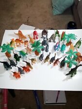 Mixed Dinosaur Lot Of (32) Includes (4) Trees picture