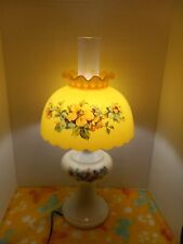 Vintage 1974 Crown Creative Industries Electric Hurricane Lamp picture