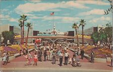 c1960s Postcard CA Anaheim California Disneyland Tomorrowland Entrance~UNP B2612 picture