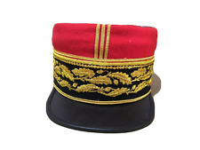 Brand New Superb French Pre-WWI Kepi For Division General Rank Cap Hats Kepi picture