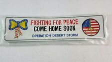 Lot 20+ 1990 Operation Desert Storm Fighting for Peace Bumper Stickers 12
