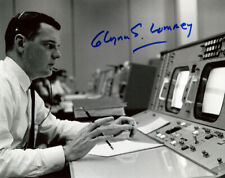 GLYNN LUNNEY SIGNED 8x10 PHOTO GEMINI APOLLO FLIGHT DIRECTOR NASA BECKETT BAS picture