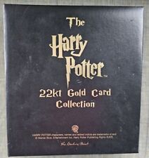 VERY RARE HARRY POTTER DANBURY MINT 22kt GOLD CARDS 60 CARDS ***COMPLETE SET*** picture