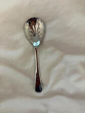 Vintage stainless chromium plate Sheffield England sugar shell spoon picture