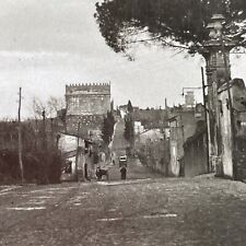 Antique 1925 Marcus Licinius Crassus Rome Italy OOAK Stereoview Photo Card P3272 picture