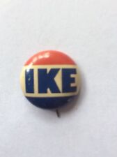 Vintage 1952-1956 pinback button IKE nice condition  picture