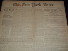 1897 JANUARY 28 THE NEW YORK VOICE NEWSPAPER - NT 9575 picture