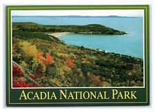 Postcard Acadia National Park, Maine Sand Beach Great Head Gorham ME MS460 picture