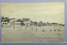 Postcard Pond Point Beach Milford Connecticut 1940 Postmark picture