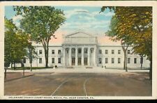 Delaware County Courthouse Media Pennsylvania PA Postcard WB picture