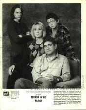 1996 Press Photo Hilary Swank and Joanna Kerns in Terror in the Family, on Fox. picture