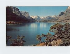 Postcard St. Mary Lake Glacier National Park Montana USA picture