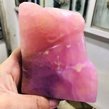 Pink Aragonite Freefrom Unique Color Top Quality Natural Stone picture