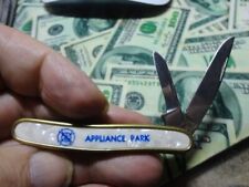 Vintage Louisville GE Appliance Park Colonial Advertising Folding Pocket Knife picture