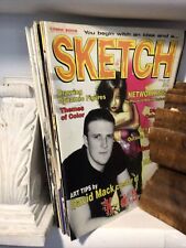 LOT  Of Sketch Magazines/Comic Book, Volume 1, Numbers 1-13 (13 Total) picture