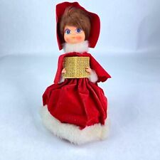 Vintage Christmas Caroler Musical Doll Animated Wind Up Made in Japan picture