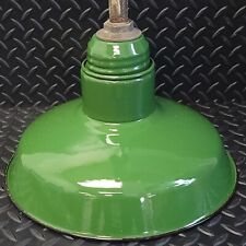 Abolite - Vintage Green Porcelain Over Steel Industrial Light - 12