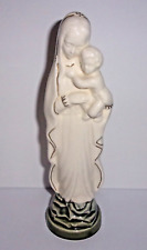 Ireland Knock Pottery Mother And Child Jesus & Mary Ceramic Statue Figurine picture