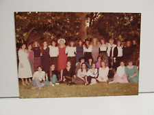 1980S VINTAGE FOUND PHOTOGRAPH COLOR ART ORIGINAL PHOTO COLLEGE SORORITY GIRLS picture