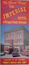 1982 The Imperial Hotel Of Cripple Creek, Colorado Brochure Pamphlet picture